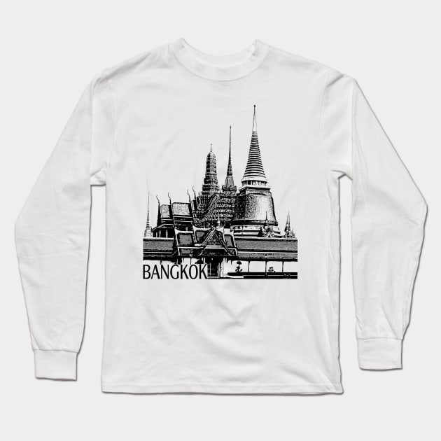 Bangkok Long Sleeve T-Shirt by TravelTs